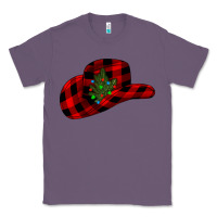Lavender cowboy christmas Classic Tee - CowhideDigitalArt