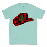 Seafoam cowboy christmas Classic Tee - CowhideDigitalArt