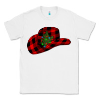 White cowboy christmas Classic Tee - CowhideDigitalArt