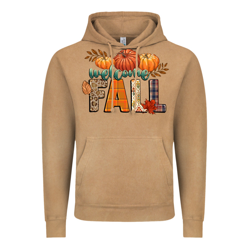 Welcome Fall Vintage Hoodie by CowGirlArtShop | Teevron