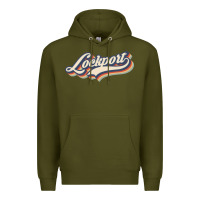 Army Green I Love Lockport City Usa Retro Vintage Premium Hoodie - minhPixels