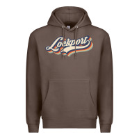 Coffee I Love Lockport City Usa Retro Vintage Premium Hoodie - minhPixels