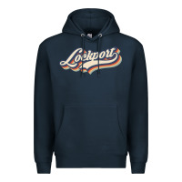 Navy I Love Lockport City Usa Retro Vintage Premium Hoodie - minhPixels