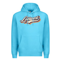 Ocean Blue I Love Lockport City Usa Retro Vintage Premium Hoodie - minhPixels