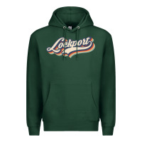 Sports Green I Love Lockport City Usa Retro Vintage Premium Hoodie - minhPixels