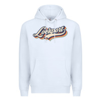 White I Love Lockport City Usa Retro Vintage Premium Hoodie - minhPixels