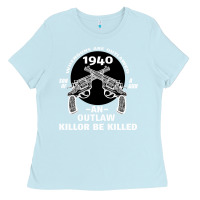 Baby Blue Guns - When guns are outlawed I'll be outlaw Ladies Tee - Bettercallsaul