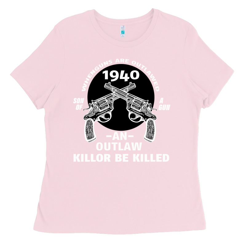 Guns - When Guns Are Outlawed I'll Be Outlaw Ladies Tee by Bettercallsaul | Teevron
