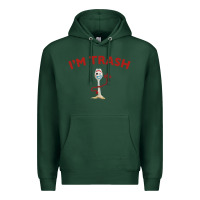 Sports Green i'm trash forky Premium Hoodie - minhPixels