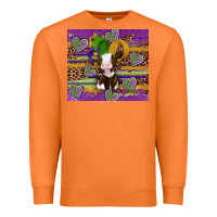 Carrot mardi gras cow Premium Sweatshirt - Artiststas