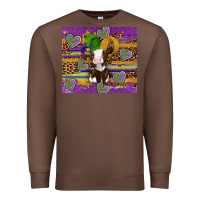 Chestnut mardi gras cow Premium Sweatshirt - Artiststas