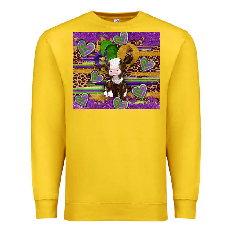 Mardi Gras Cow Premium Sweatshirt by Artiststas | Teevron
