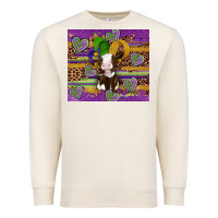 Sandshell mardi gras cow Premium Sweatshirt - Artiststas