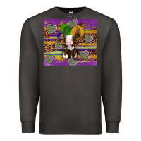 Smoke mardi gras cow Premium Sweatshirt - Artiststas