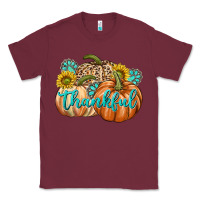 Burgundy Thankful Classic Tee - texasbilliewilder