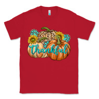 Red Thankful Classic Tee - texasbilliewilder
