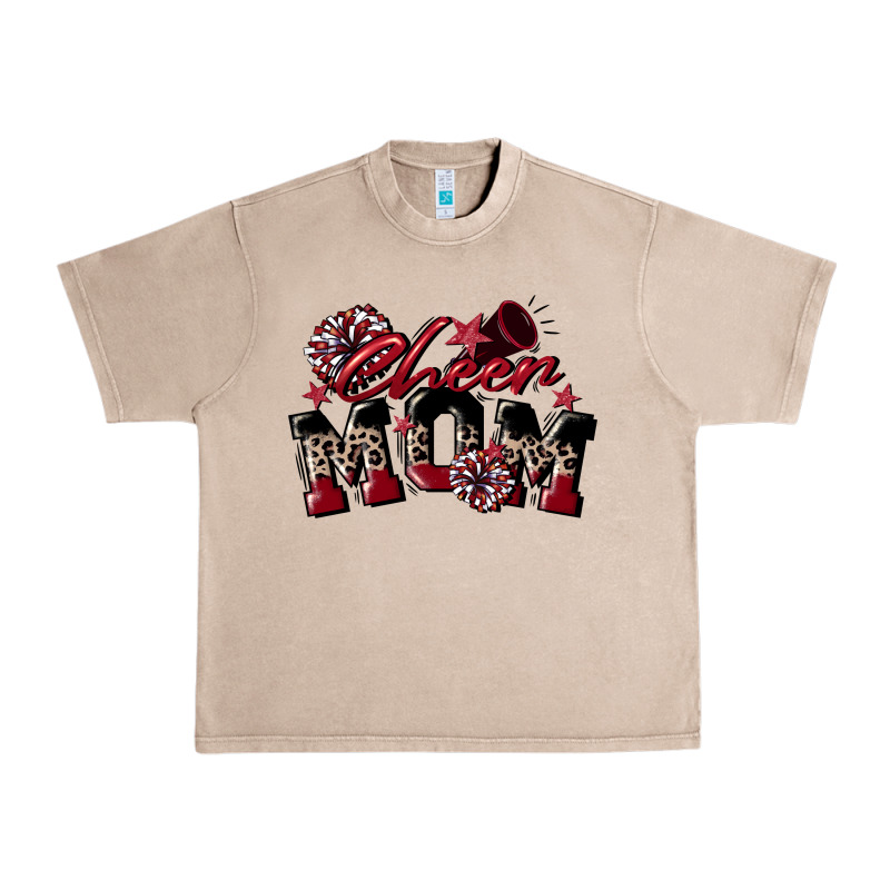 Cheer Mom  Maroon Urban Heavy Tee by CowGirlArtShop | Teevron