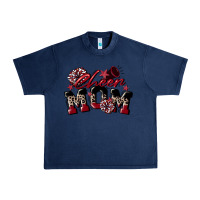 Navy cheer mom  maroon Urban Heavy Tee - CowGirlArtShop