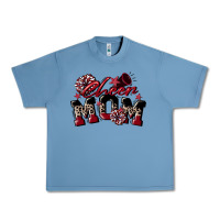 Pebble Blue cheer mom  maroon Urban Heavy Tee - CowGirlArtShop