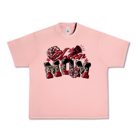 Salmon cheer mom  maroon Urban Heavy Tee - CowGirlArtShop