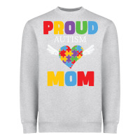 Heather Grey lil autism mom Heavyweight Sweatshirt - CowhideDigitalArt