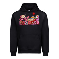 Black valentines day teacher Urban Hoodie - AdoDesignShop