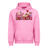 Fuchsia Pink valentines day teacher Urban Hoodie - AdoDesignShop