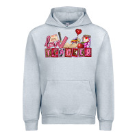 Heather Grey valentines day teacher Urban Hoodie - AdoDesignShop