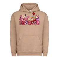 Pigment Burro valentines day teacher Urban Hoodie - AdoDesignShop