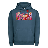 Pigment Midnight Navy valentines day teacher Urban Hoodie - AdoDesignShop