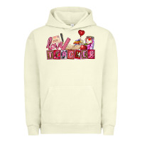 Pigment Pistachio valentines day teacher Urban Hoodie - AdoDesignShop