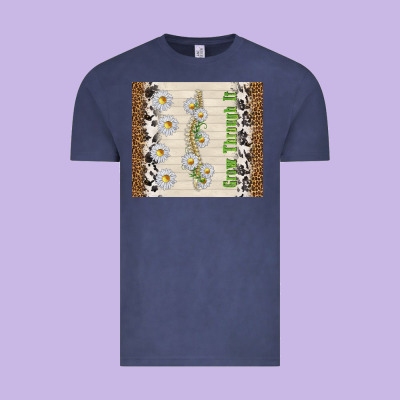 Grow Through It Vintage Tee Designed By Tumblerdesignbyshophia