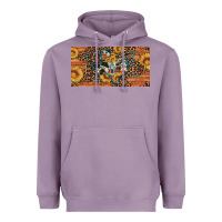 Lavender texas map bull skull sunflower leopard licence plate Heavyweight Hoodie - Artiststas
