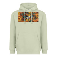 Matcha texas map bull skull sunflower leopard licence plate Heavyweight Hoodie - Artiststas