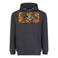 Smoke texas map bull skull sunflower leopard licence plate Heavyweight Hoodie - Artiststas