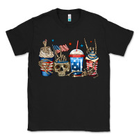 Black 4th of july skeleton coffee cups Classic Tee - Jasminsmagicworld