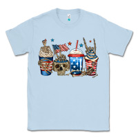 Dusty Blue 4th of july skeleton coffee cups Classic Tee - Jasminsmagicworld