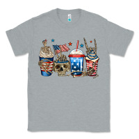 Heather Grey 4th of july skeleton coffee cups Classic Tee - Jasminsmagicworld