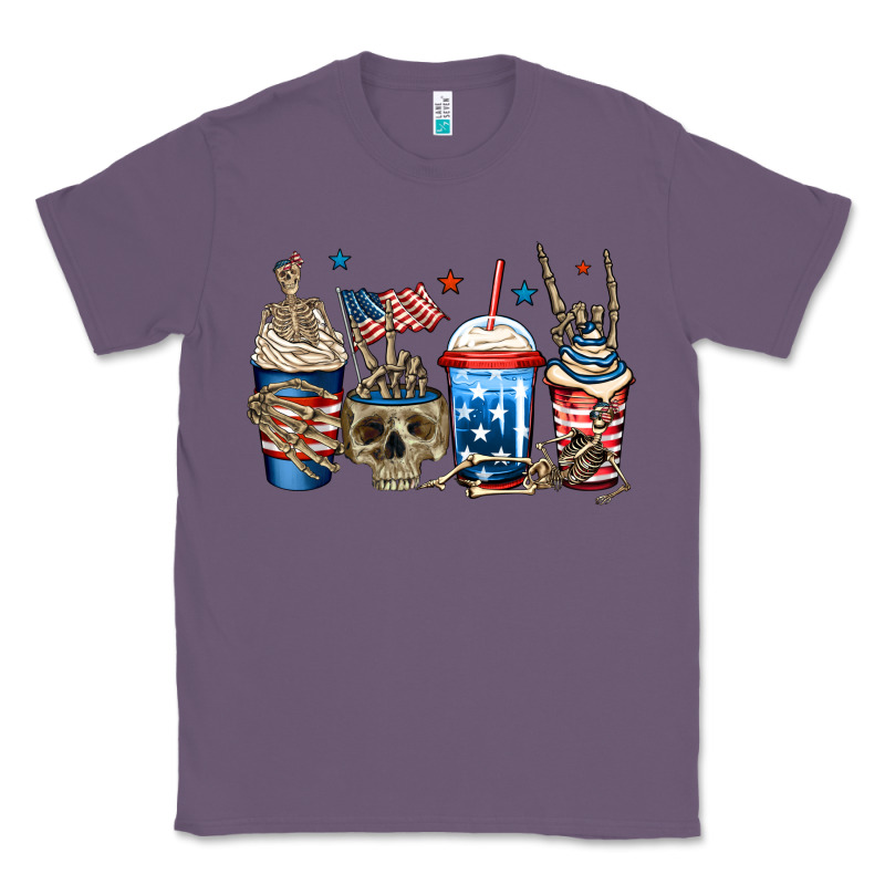 4th Of July Skeleton Coffee Cups Classic Tee by Jasminsmagicworld | Teevron