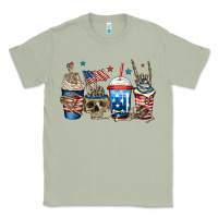 Matcha 4th of july skeleton coffee cups Classic Tee - Jasminsmagicworld