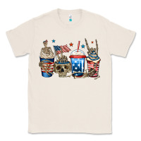 Natural 4th of july skeleton coffee cups Classic Tee - Jasminsmagicworld
