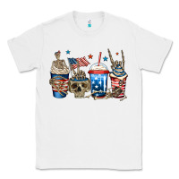 White 4th of july skeleton coffee cups Classic Tee - Jasminsmagicworld