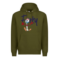 Army Green forky Premium Hoodie - minhPixels