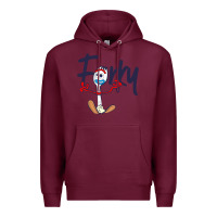 Burgundy forky Premium Hoodie - minhPixels