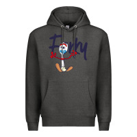 Charcoal Heather forky Premium Hoodie - minhPixels
