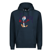 Navy forky Premium Hoodie - minhPixels