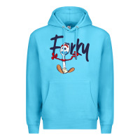 Ocean Blue forky Premium Hoodie - minhPixels