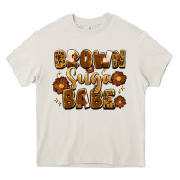 Cream brown suga babe Heavy Core Tee - Artiststas