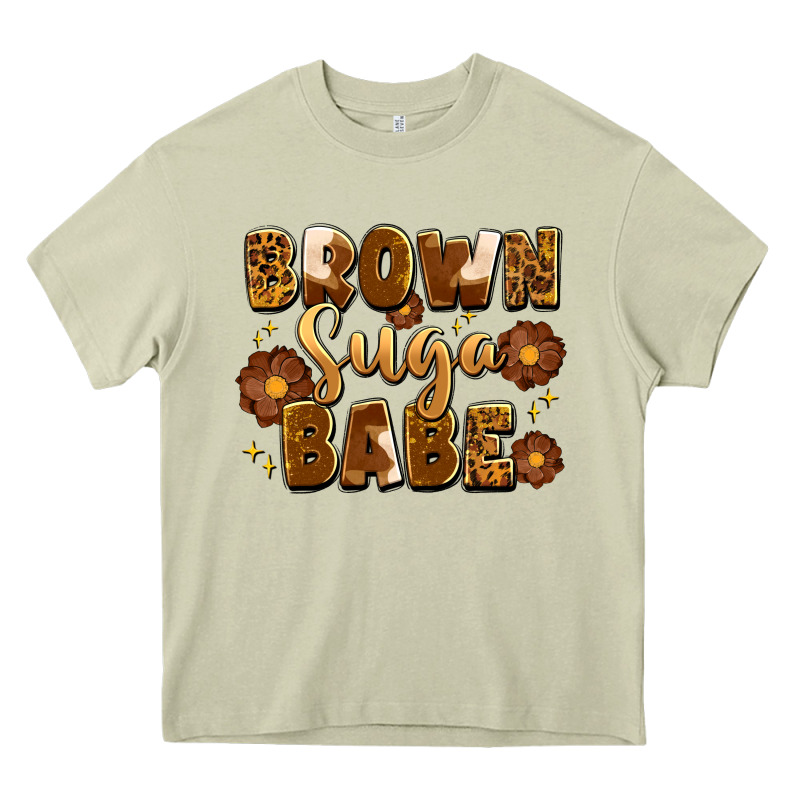 Brown Suga Babe Heavy Core Tee by Artiststas | Teevron
