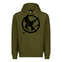 Army Green hunger games spiral movie Premium Hoodie - minhPixels